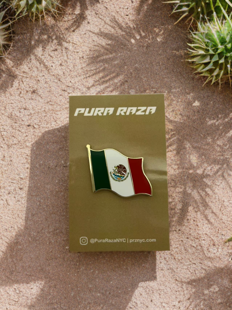 π²π½ Mexican Flag Enamel Pin β Pura Raza π²π½