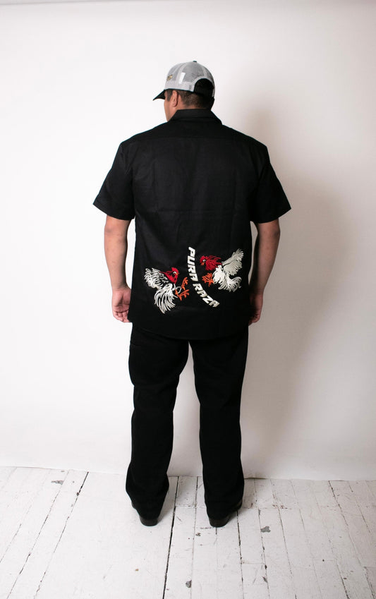PRZ Rooster Fight Dickies Work Shirt